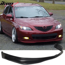 Load image into Gallery viewer, 2007-2009 Mazda 3 MS Style Unpainted Black Front Bumper Lip Spoiler PU