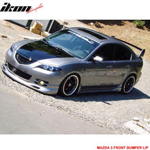 Load image into Gallery viewer, 2004-2006 Mazda 3 K Style Unpainted Front Bumper Lip Chin Spoiler PU