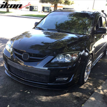Load image into Gallery viewer, 2007-2009 Mazda 3 Type-K Black Front Bumper Lip Splitter PU Sedan