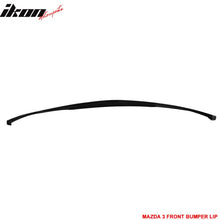 Load image into Gallery viewer, 2007-2009 Mazda 3 Type-K Black Front Bumper Lip Splitter PU Sedan