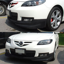 Load image into Gallery viewer, 2007-2009 Mazda 3 N1 Style Unpainted Black Front Bumper Lip PU