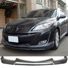 Load image into Gallery viewer, 2009-2011 Mazda 3 K Style Unpainted Black Front Bumper Lip Spoiler Pu