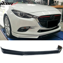 Load image into Gallery viewer, 2017-2018 Mazda 3 4Dr 5Dr MK Style Front Bumper Lip Spoiler ABS