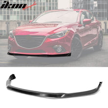 Load image into Gallery viewer, 2014-2016 Mazda 3 4Dr 5Dr Mazdaspeed Style Front Bumper Lip Spoiler