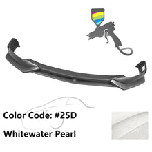 Load image into Gallery viewer, 2019-2020 Mazda 3 4DR Front Bumper Lip Spoiler PP Sedan