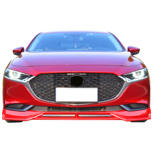 Load image into Gallery viewer, 2019-2020 Mazda 3 4DR Front Bumper Lip Spoiler PP Sedan