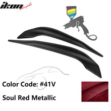 Load image into Gallery viewer, 2016-2017 Mazda 6 Painted Front Bumper Side Splitter Lip Pair ABS
