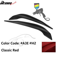 Load image into Gallery viewer, 2016-2017 Mazda 6 Painted Front Bumper Side Splitter Lip Pair ABS