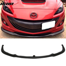 Load image into Gallery viewer, 2010-2013 Mazda 3 Sport Style Unpainted Black Front Bumper Lip PU