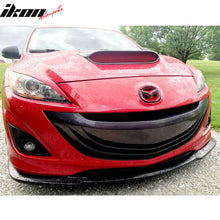 Load image into Gallery viewer, 2010-2013 Mazda 3 Sport Style Unpainted Black Front Bumper Lip PU