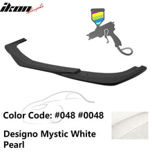 Load image into Gallery viewer, 2012-2014 Benz W204 C63 AMG GH Style Painted Front Bumper Lip ABS