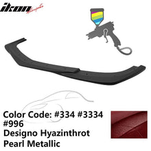Load image into Gallery viewer, 2012-2014 Benz W204 C63 AMG GH Style Painted Front Bumper Lip ABS