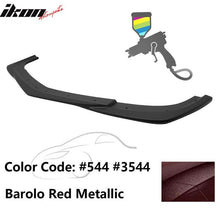 Load image into Gallery viewer, 2012-2014 Benz W204 C63 AMG GH Style Painted Front Bumper Lip ABS