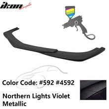 Load image into Gallery viewer, 2012-2014 Benz W204 C63 AMG GH Style Painted Front Bumper Lip ABS