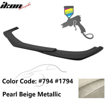 Load image into Gallery viewer, 2012-2014 Benz W204 C63 AMG GH Style Painted Front Bumper Lip ABS