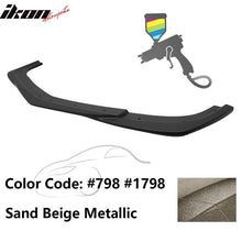 Load image into Gallery viewer, 2012-2014 Benz W204 C63 AMG GH Style Painted Front Bumper Lip ABS