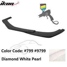 Load image into Gallery viewer, 2012-2014 Benz W204 C63 AMG GH Style Painted Front Bumper Lip ABS