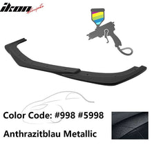 Load image into Gallery viewer, 2012-2014 Benz W204 C63 AMG GH Style Painted Front Bumper Lip ABS