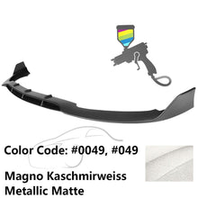 Load image into Gallery viewer, 2015-2020 Benz W205 AP Style Painted Front Bumper Lip Spoiler PP