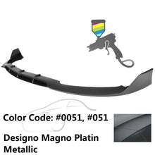 Load image into Gallery viewer, 2015-2020 Benz W205 AP Style Painted Front Bumper Lip Spoiler PP