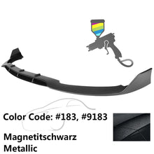 Load image into Gallery viewer, 2015-2020 Benz W205 AP Style Painted Front Bumper Lip Spoiler PP