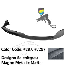 Load image into Gallery viewer, 2015-2020 Benz W205 AP Style Painted Front Bumper Lip Spoiler PP