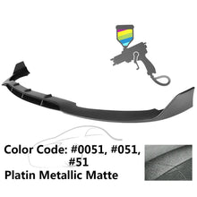 Load image into Gallery viewer, 2015-2020 Benz W205 AP Style Painted Front Bumper Lip Spoiler PP