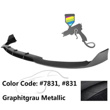 Load image into Gallery viewer, 2015-2020 Benz W205 AP Style Painted Front Bumper Lip Spoiler PP