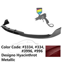 Load image into Gallery viewer, 2015-2020 Benz W205 AP Style Painted Front Bumper Lip Spoiler PP