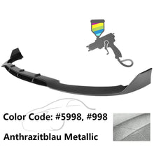 Load image into Gallery viewer, 2015-2020 Benz W205 AP Style Painted Front Bumper Lip Spoiler PP