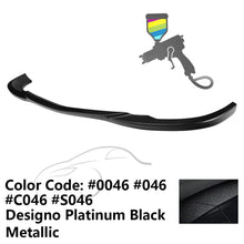 Load image into Gallery viewer, 2008-2011 Benz W204 C Class GH Style Front Bumper Lip ABS