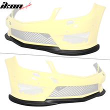 Load image into Gallery viewer, 2012-2014 Benz W204 C Class GH Style Matte Black Front Bumper Lip ABS