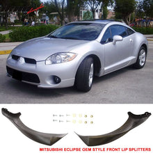 Load image into Gallery viewer, 2006-2008 Mitsubishi Eclipse OE Style Unpainted Front Lip Splitter PU