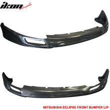 Load image into Gallery viewer, 1995-1996 Mitsubishi Eclipse JDM Black Front Lip Splitter Spoiler PU
