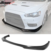 Load image into Gallery viewer, 2008-2015 Mitsubishi Evolution EVO X 10 R Style PU Front Bumper Lip