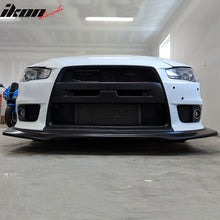 Load image into Gallery viewer, 2008-2015 Mitsubishi Evolution EVO X 10 R Style PU Front Bumper Lip