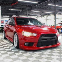 Load image into Gallery viewer, 2008-2015 Mitsubishi Lancer EVO X JDM Style Front Bumper Lip PU