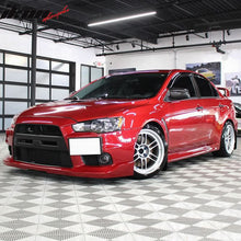 Load image into Gallery viewer, 2008-2015 Mitsubishi Lancer EVO X JDM Style Front Bumper Lip PU