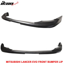 Load image into Gallery viewer, 2008-2015 Mitsubishi Lancer EVO X JDM Style Front Bumper Lip PU