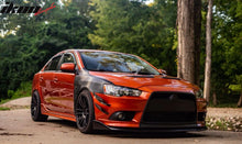Load image into Gallery viewer, 2009-2015 Mitsubishi Lancer CS Unpainted Black Front Bumper Lip PU