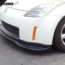 Load image into Gallery viewer, 2006-2009 Nissan 350Z GT Style Unpainted Black Front Bumper Lip PU