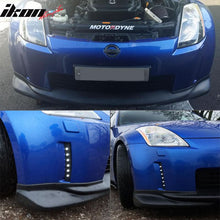 Load image into Gallery viewer, 2006-2009 Nissan 350Z Z33 KS Style Unpainted Front Lip Splitter PU
