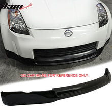 Load image into Gallery viewer, 2003-2005 Nissan 350Z ING-S Style Paint Super Black #KH3 Front Lip PU