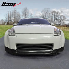 Load image into Gallery viewer, 2003-2005 Nissan 350Z ING-S Style Unpainted Black Front Bumper Lip PU
