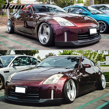 Load image into Gallery viewer, 2003-2005 Nissan 350Z ING-S Style Unpainted Black Front Bumper Lip PU
