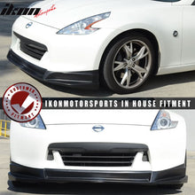 Load image into Gallery viewer, 2009-2012 Nissan 370Z SL Style Unpainted Black Front Bumper Lip PU