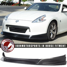 Load image into Gallery viewer, 2009-2012 Nissan 370Z SL Style Unpainted Black Front Bumper Lip PU