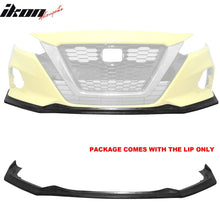 Load image into Gallery viewer, 2019-2022 Nissan Altima Front Bumper Lip CS Style Spoiler Unpainted PU