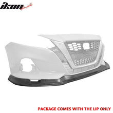 Load image into Gallery viewer, 2019-2022 Nissan Altima IKFM Style Front Bumper Lip Unpainted PU