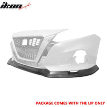 Load image into Gallery viewer, 2019-2022 Nissan Altima IKFM Style Front Bumper Lip Unpainted PU